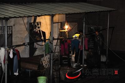 虎门民居突起大火 两女童梦中被烧死