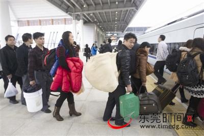 东莞站东莞东节前北上仍有余票