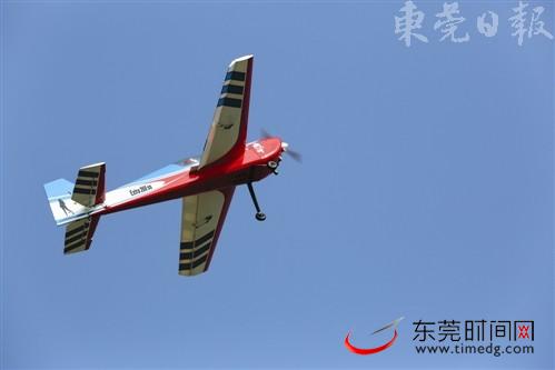 年初三东莞首家航模俱乐部放飞航模