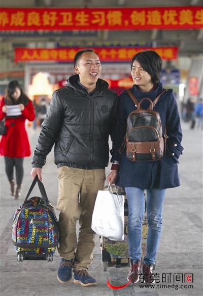 春运返程途中的“家族式迁徙”