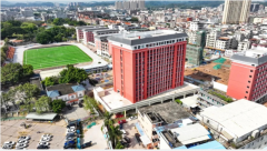 新黄江图书馆建筑主体建设完成