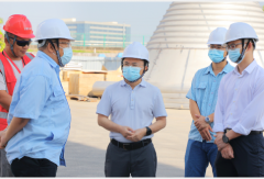 常平镇委书记刘裕昌带队督导重大项目建设