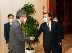 肖亚非会见韩国驻穗总领事韩在爀一行