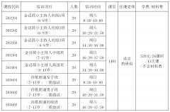 2023年春季班语言类课程发布