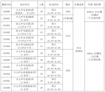 2023年春季班音乐类课程发布