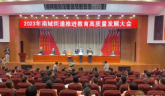 南城街道2023年将加快高质量教育体系建设