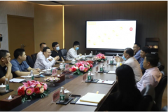 桥头镇领导带队走访调研镇内重点企业