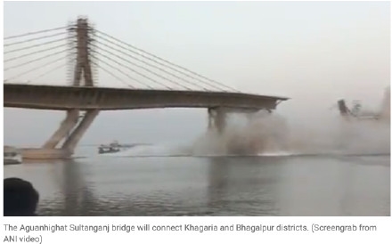 印度耗资百亿卢比的大桥又塌了 去年已塌过：网友喊话快请我们帮忙