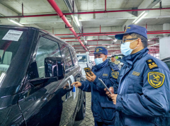 <b>2023年新沙口岸汽车进出口势头强劲</b>