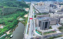 清溪镇东环路（青皇段）道路正式通车