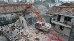 万江保障性住房项目地块建筑物拆除仪式举行