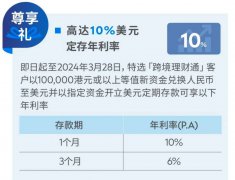 利率10%的银行存款产