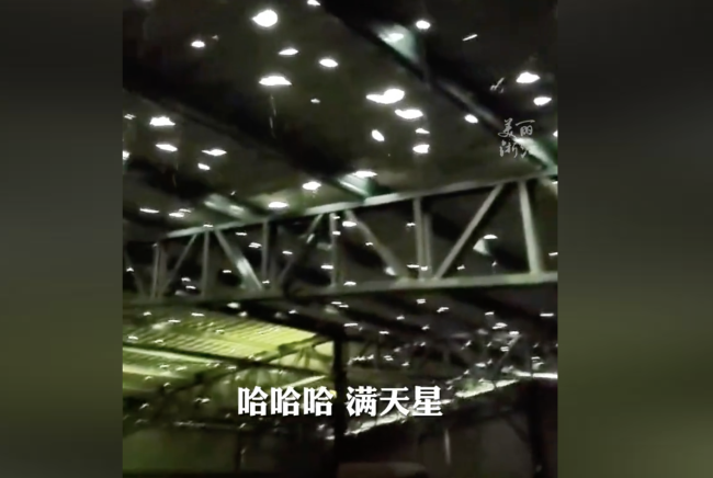 冰雹过后义乌人蔬菜大棚爆改星空顶