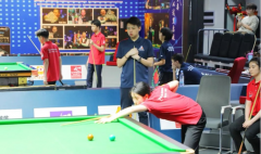 香港桌球手组到常平开展学习交流