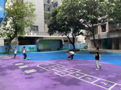 创业社区儿童口袋公园建成投用