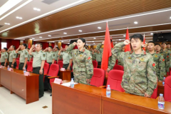 桥头镇2024年基干民兵整组点验大会举行