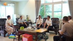 骆招群开展“七一”走访慰问老党员活动