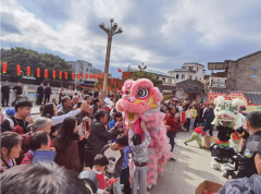 横沥新春醒狮贺岁 传统文化焕新彩