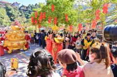 <b>春节假期樟木头镇观音山与九洞森林公园游客络绎不绝</b>