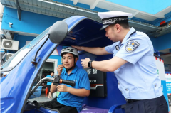 横沥交警精准施教筑